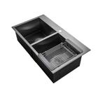 Cuba Cozinha Gourmet em Aço 304 Nano Black Guimmis 7843B