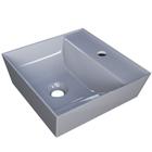 Cuba de Apoio Angular Quadrada Para Banheiro Lavabo Volcano C01 AQ33W Cinza - Lyam - Lyam Decor