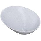 Cuba de Apoio Meia Lua Para Banheiro Lavabo C01 BM38W Branco Granit - Lyam - Lyam Decor