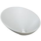 Cuba de Apoio Meia Lua Para Banheiro Lavabo C01 BM38W Cinza Matte Fosca - Lyam - Lyam Decor