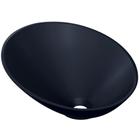 Cuba de Apoio Meia Lua Para Banheiro Lavabo C01 BM38W Preto Matte Fosca - Lyam