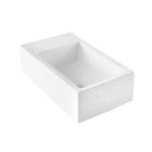 Cuba de Apoio para Banheiro 44X25cm Basic Branco - Celite