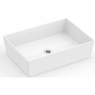 Cuba de Apoio para Banheiro Platinum 51X36cm Branco Matte - Incepa Louças