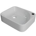 Cuba de Apoio Retangular Para Banheiro Lavabo Cross C01 RO36W Branco - Lyam - Lyam Decor