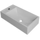 Cuba de Apoio Retangular Para Banheiro Lavabo Roma C01 RL545W Branco - Lyam - Lyam Decor