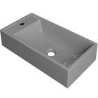 Cuba de Apoio Retangular Para Banheiro Lavabo Roma C01 RL545W Cinza - Lyam - Lyam Decor