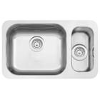 Cuba Dupla de Embutir Aço Inox 64x39 Isis Plus 3.1C 40BL - Tramontina 94039/102