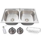 Cuba Dupla Gourmet Aço Inox 78X43cm com Acessórios - CUB-002-201 - STILLUS HOME