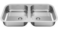 Cuba Dupla Inox Polido Embutir 740x400x140 Ghelplus 34135