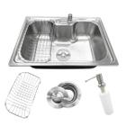 Cuba Gourmet Cozinha Aço Inox 304 Com Acessórios 60x42cm Cuba Gourmet Cozinha Aço Inox 304 Com Acessórios 60x42cm