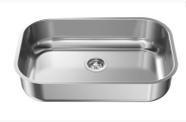 Cuba inox Alto Brilho funda 27241 embutir 56X35X17 Ghelplus