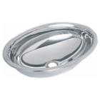 Cuba inox oval 45x31,5 cm alt. 130 mm grande aço 304 - TECNOCUBA