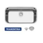 Cuba Inox para Cozinha Tramontina Prime Alto Brilho N2 56x34x17cm Válvula 4 1/2 Luxo Gratuita