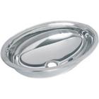 Cuba Oval 36X26,0 Cm Alt 110Mm Peq Aço Inox 304 Tecnocuba