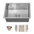 Cuba para Cozinha Gourmet Pia Aço Inox 304 Quadrada 58 cm - NEWconcept