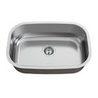 Cuba para Cozinha Pia Inox N1 46x30x14cm Polida com Válvula GhelPlus