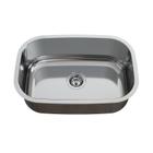 Cuba para Cozinha Pia Inox N1 46x30x17cm Alto Brilho com Válvula GhelPlus