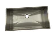 Cuba Pia De Inox Quadrada Para Louça Cozinha - Gourmet 80x40cm - AJB STORE