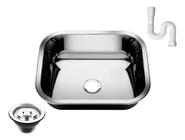 Cuba Pia Inox 430 Cozinha N 0 40x34x17 As Funda