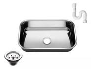 Cuba Pia Inox 430 Cozinha N 1 47x30x17 As Extra Funda