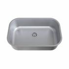 Cuba Retangular 56X35X17Cm Inox Escovado Com Valvula 4 1/2