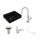 Cuba RT49 C/Torneira+Válvula 7/8+Sifão+Flexível Colorida