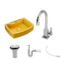 Cuba RT50 C/Torneira Luxo+Válvula 7/8"+Sifão+Flexível