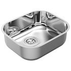 Cuba Simples Invicta de Embutir em Inox com Válvula 4,5 - 40 x 34 x 18cm Alto Brilho Docol