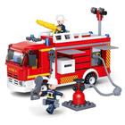 Cubic Caminhão de Bombeiros com Hidrante 343 Peças +6 Anos - Blocos de Montar Compatível Lego