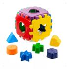 Cubo Brinquedo Educativo Didático Encaixar Infantil Colorido