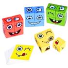 Cubo das Emoções Brinquedo Educativo Jogo Cartas Intantil Criança