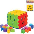 Cubo de encaixe didatico baby 17cm na solapa - MERCO TOYS