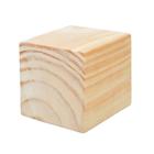 Cubo de Madeira Jardim e Varanda 9,5x9,5x9,5cm Bege - WoodForce