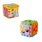 Cubo Didático Infantil Baby Start 12 Peças Educativo Silmar