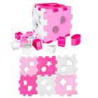 Cubo Educativo Monta e Desmonta para Meninas Rosa Toy Master