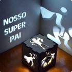 Cubo Luminária Mágico Personalizado Mdf