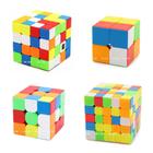 Cubo Mágico 2x2x2 + 3x3x3 + 4x4x4 + 5x5x5 Moyu Meilong (4 cubos)