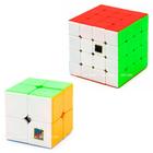 Cubo Mágico 2x2x2 + 4x4x4 Moyu Stickerless (2 cubos) - YJ/Moyu