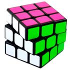Cubo Mágico Infantil Preto Semi Profissional 3x3x3 Chalange