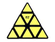 Cubo Mágico Profissional 3x3 Pirâmide Pyraminx Triângulo QiYi QiMing A Preto Lubrificado
