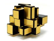 Cubo mágico profissional mirror blocks dourado - Qiyi