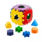 Cubo Pedagógico De Encaixes Brinquedo Educativo Infantil