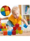 Cubos Coloridos Empilhaveis Educativo Bloco de Números Animais 0 ao 9 Cubo de Brinquedo para Bebe