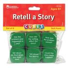 Cubos de Espuma Retell A Story - Jogo Educativo Learning Resources (6 Cubos)