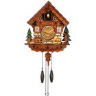 Cuckoo Clock Kintrot, decoração de parede tradicional de madeira da floresta negra