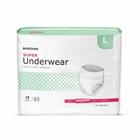 Cueca absorvente adulta unissex grande, 18 bolsas por McKesson