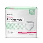 Cueca absorvente adulta unissex X-Large, 14 bolsas por McKesson