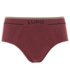 Cueca Adulto Slip Sem Costura Cós Uni Faixa Lupo  Marsala G