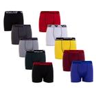 Cueca Box Falke Microfibra Kit com 10 Algodão Masculino Sortidas