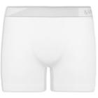 Cueca Boxer Adulto Microfibra Sem Costura Cós Lupo Branca P